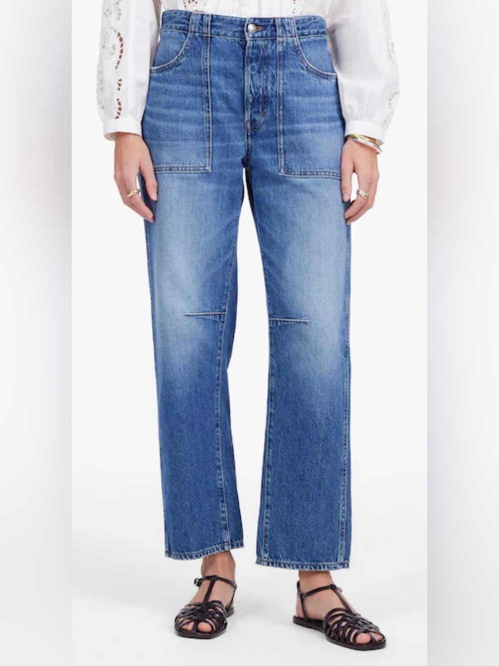 Madewell, The Darted Barrel Leg Jean